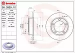Тормозной диск BREMBO BS136352