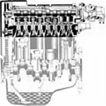 Комплект прокладок двигателя (нижний) GUARNITAUTO BS88596