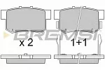 Тормозные накладки BREMSI BS145629