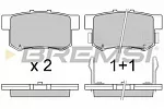 Тормозные накладки BREMSI BS145684