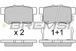 Тормозные накладки BREMSI BS145766