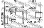 ШРУС FEBEST BS165183