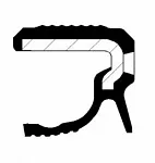 Сальник коленвала CORTECO BS65700