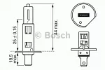 Лампа ближнего / дальнего света BOSCH BS57408