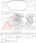 Тормозные накладки A.B.S. BS146333