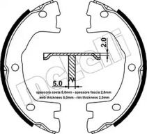 Тормозные колодки ручника Metelli BS232851