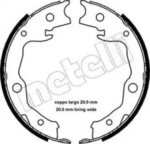 Тормозные колодки ручника Metelli BS232678