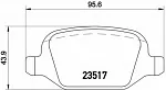 Тормозные накладки BREMBO BS147272