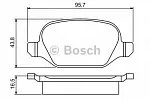 Тормозные накладки BOSCH BS146323