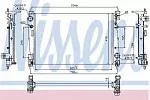 Радиатор охлаждения двигателя NISSENS BS90526
