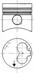 Поршень двигателя KOLBENSCHMIDT BS79094