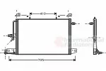 Радиатор кондиционера VAN WEZEL BS98277 Радиатор кондиционера VAN WEZEL BS98277