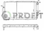 Радиатор охлаждения двигателя PROFIT BS89619