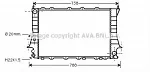 Радиатор охлаждения двигателя AVA BS90466