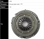 Корзина сцепления SASSONE BS154975 Корзина сцепления SASSONE BS154975