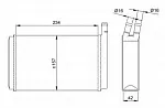 Радиатор печки NRF BS117962