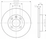 Тормозной диск TEXTAR BS135455