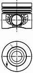 Поршень двигателя KOLBENSCHMIDT BS79582 Поршень двигателя KOLBENSCHMIDT BS79582