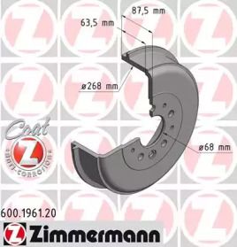 Тормозной барабан Otto Zimmermann BS274797