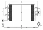 Радиатор кондиционера NRF BS98195