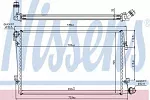 Радиатор охлаждения двигателя NISSENS BS91345