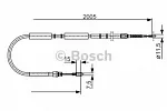 Трос ручника BOSCH BS152043
