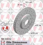Тормозной диск ZIMMERMANN BS140155