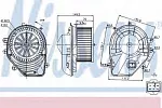 Вентилятор отопителя NISSENS BS116322