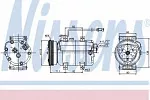 Компрессор кондиционера NISSENS BS97595