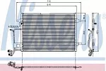 Радиатор кондиционера NISSENS BS98596 Радиатор кондиционера NISSENS BS98596