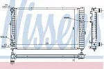 Радиатор охлаждения двигателя NISSENS BS90394