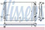 Радиатор охлаждения двигателя NISSENS BS90668