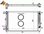 Радиатор охлаждения двигателя NRF BS90838