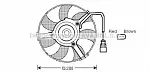 Вентилятор радиатора AVA BS62312 Вентилятор радиатора AVA BS62312
