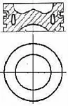 Поршень двигателя NURAL BS79548 Поршень двигателя NURAL BS79548