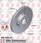 Тормозной диск ZIMMERMANN BS139564