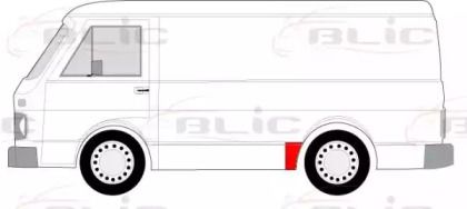 Заднее крыло левое Blic BS231216 Заднее крыло левое Blic BS231216