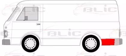 Заднее крыло левое Blic BS231211 Заднее крыло левое Blic BS231211