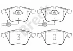 Тормозные колодки BRECK Передние BS144722 Тормозные колодки BRECK Передние BS144722