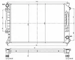 Радиатор охлаждения двигателя NRF BS90459