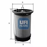 Топливный фильтр UFI BS173868
