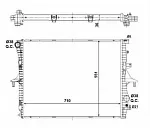 Радиатор охлаждения двигателя NRF BS91987 Радиатор охлаждения двигателя NRF BS91987