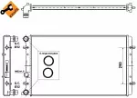 Радиатор охлаждения двигателя NRF BS89998
