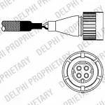 Кислородный датчик (лямбда-зонд) DELPHI BS52401