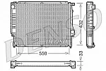 Радиатор охлаждения двигателя Denso BS91507