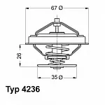 Термостат WAHLER BS54575