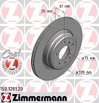 Тормозной диск ZIMMERMANN BS139362