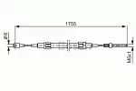 Трос ручника BOSCH BS151171