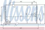 Радиатор кондиционера NISSENS BS98844