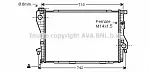 Радиатор охлаждения двигателя AVA BS90134